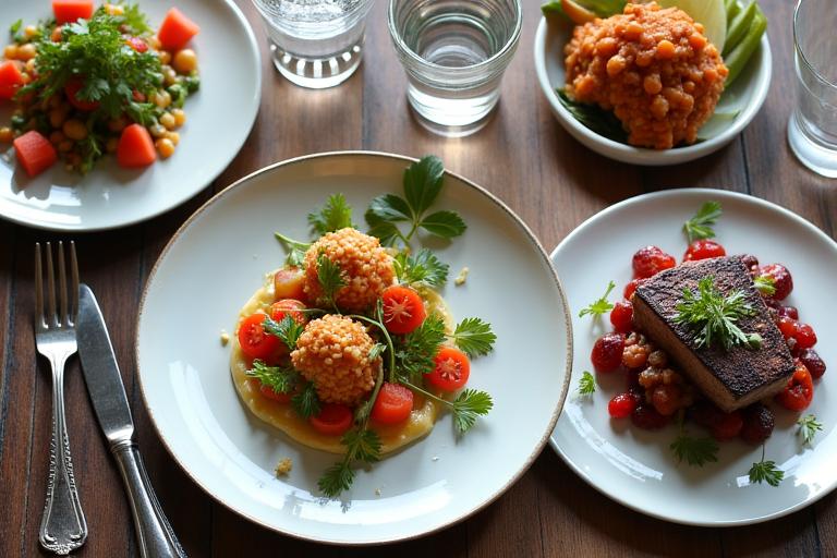 Appetizing food photography of a gourmet dish.